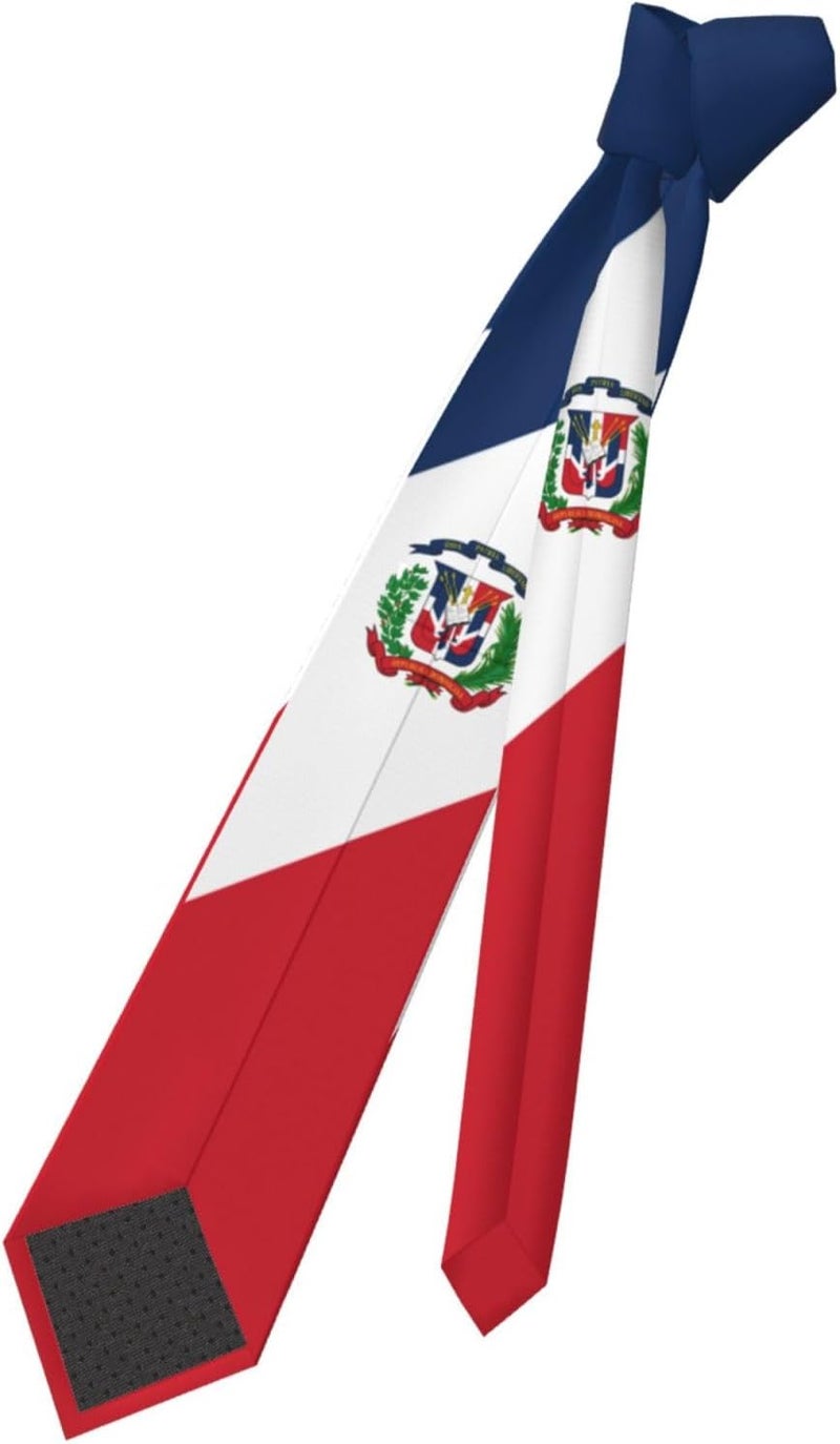 AKMCBSH National Flags Tie Comfortable Soft Novelty Necktie Unisex for Weddings Party Birthday Gift - Image 4
